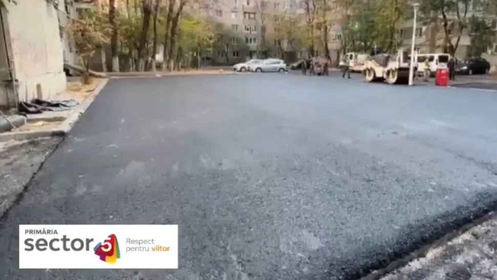 Buzoieni, una dintre cele mai circulate străzi din Sectorul 5, în proces de reabilitare