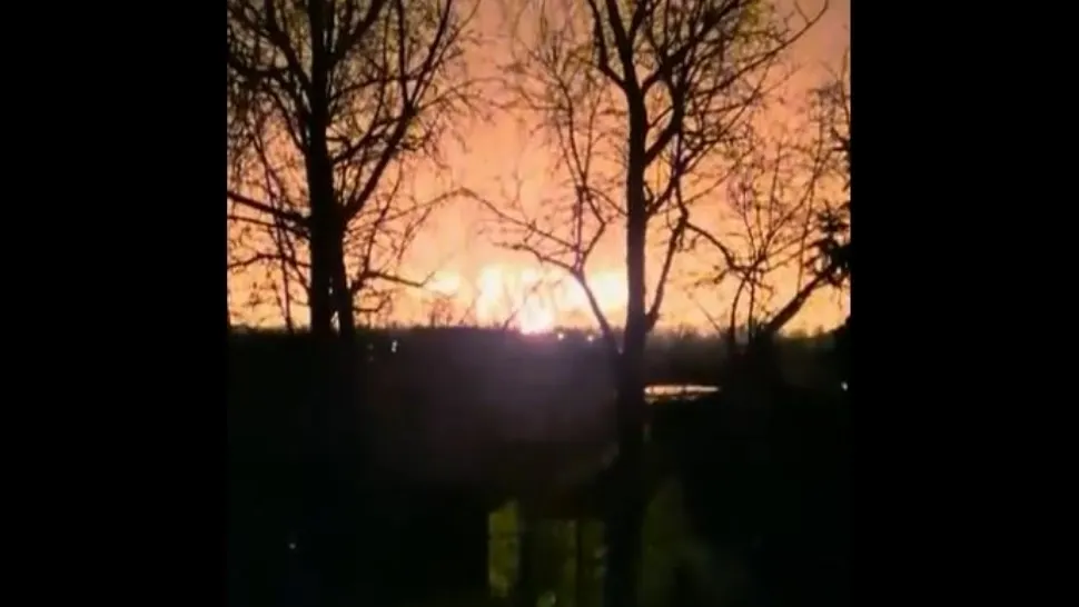Explozie și incendiu puternic la conducta de gaze dintre Letonia și Lituania. Autoritățile exclud un posibil atac