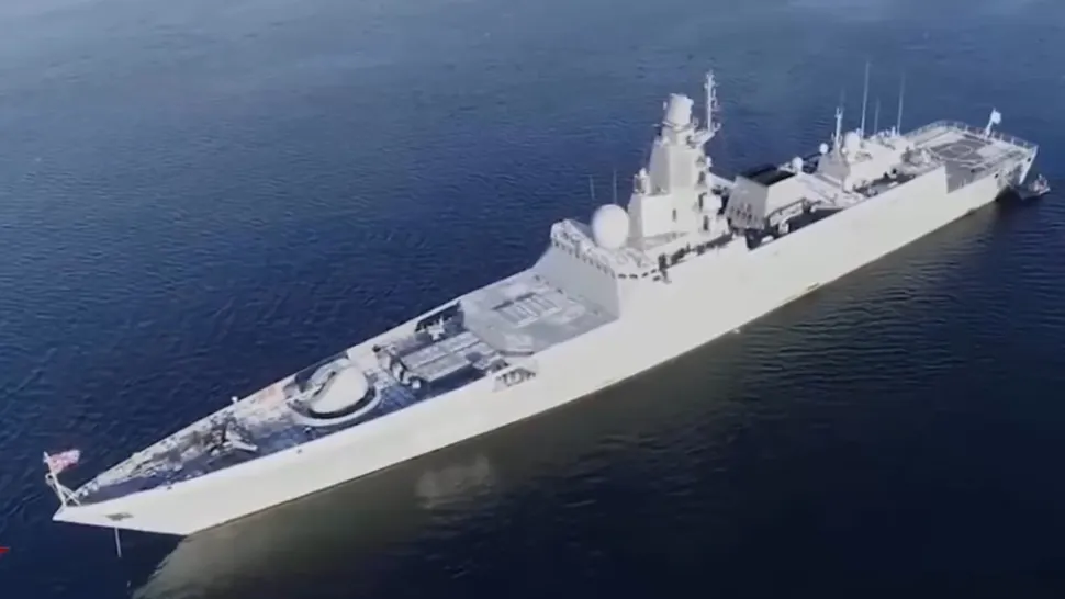 ALERTĂ de securitate fără precedent: fregata rusă Amiral Gorșkov, dotată cu rachete nucleare, se apropie de Marea Mediterană