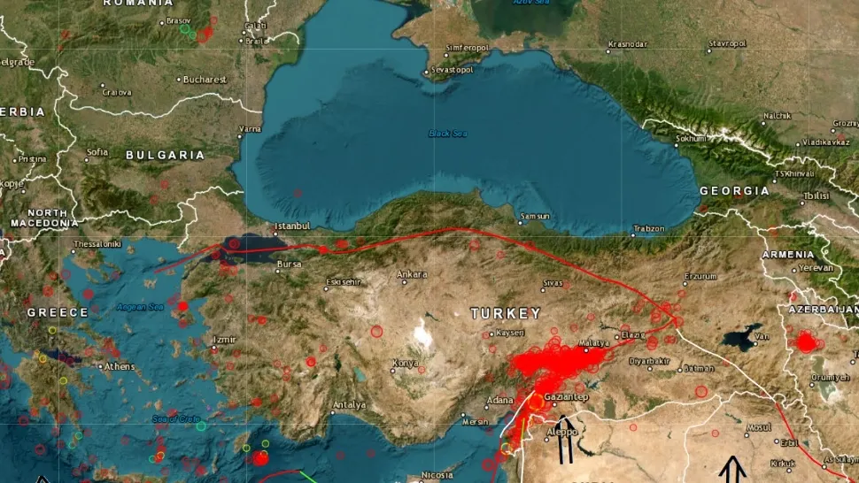 INFP: Seismul din Turcia a produs unde ajunse în România. Au fost suficient de mari pentru a declanşa cutremure - cum s-au format