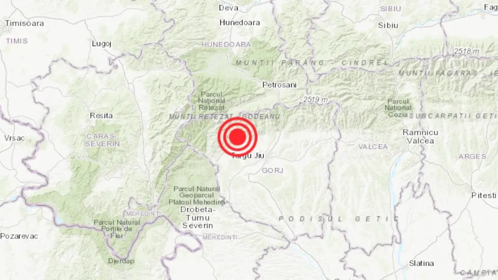 Continuă activitatea seismică în Oltenia: nou val de cutremure, în noaptea de vineri spre sâmbătă