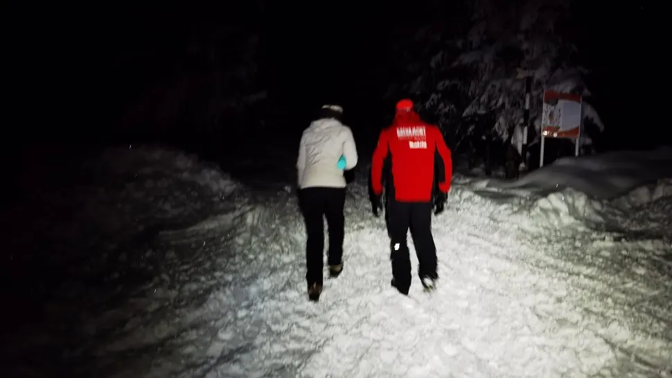 Turistă din Eleveţia, rătăcită în Munţii Bucegi. A rătăcit ore în şir prin zăpada până la genunchi înainte de a fi găsită 