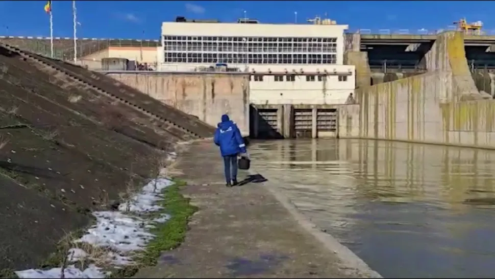 Bărbatul care a aruncat ulei de motor în râu a primit două amenzi usturătoare. Îl costă cât o garsonieră