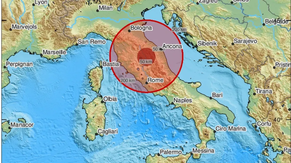 Cutremur de 4,4 în Italia! Oamenii au ieșit pe străzi, mici prăbușiri la clădirile vechi  