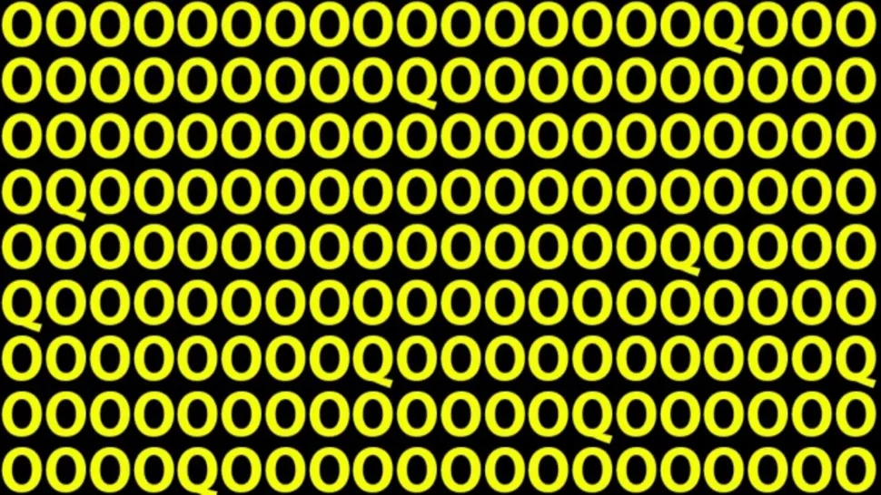 Numai oamenii cu un IQ ridicat trec acest test: câte litere Q vezi în imagine?