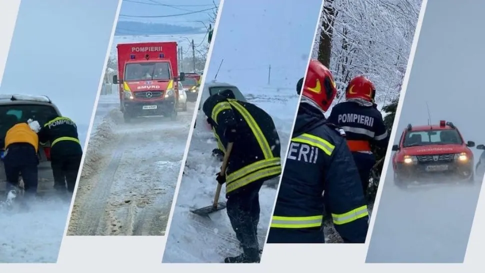 Urmările dezastruoase ale VISCOLULUI: 11 județe afectate - Zeci de autovehicule derapate și avariate