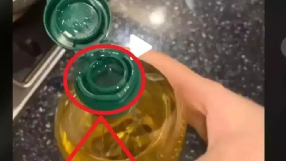 VIDEO – La ce folosește capacul din interiorul sticlei de ulei. Nu trebuie scos – Aproape nimeni nu știa utilitatea sa