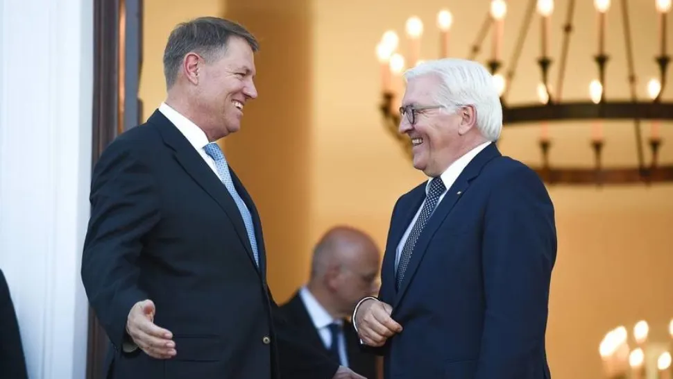 Klaus Iohannis îl primește la Cotroceni pe președintele Germaniei - Vizită oficială de stat