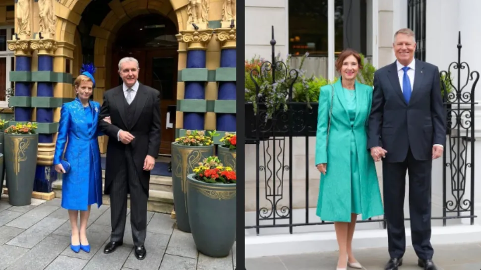 Carmen Iohannis şi Majestatea Sa Margareta, îmbrăcate de același creator pentru ceremonia Încoronării