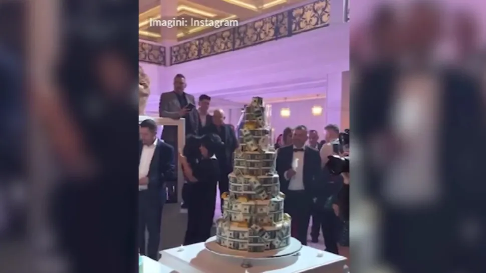 Lux și opulență la nunta unui controversat baron de Oradea. Mireasa, adusă cu elicopterul iar o sticlă de șampanie a costat 10.000 euro