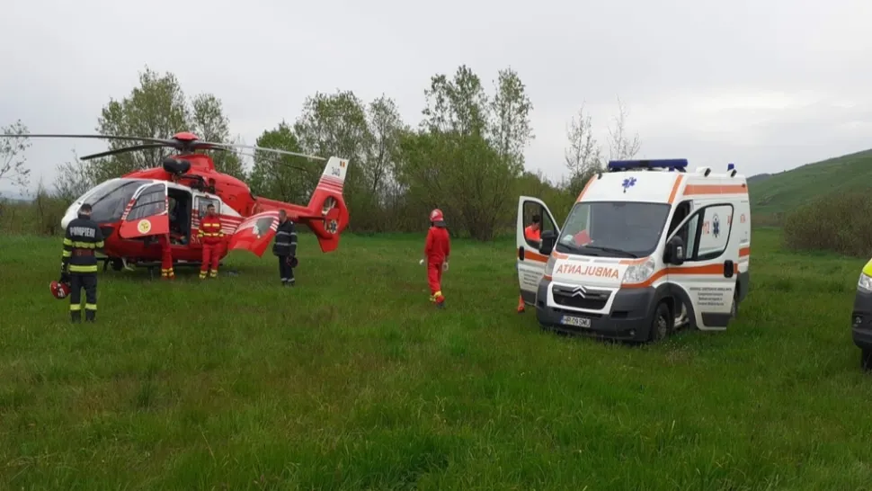 Accident feroviar între Brașov și Gheorgheni. O persoană a MURIT, o alta în stare gravă - A fost solicitat elicopterul SMURD
