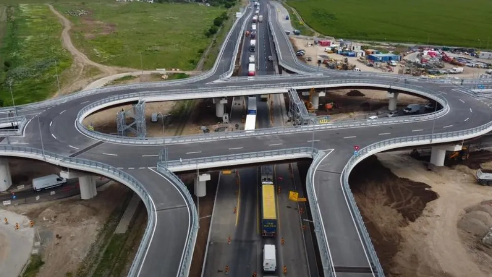 Pasajul Olteniței-Popești Leordeni a fost deschis circulației sâmbătă, la ora 10:00 - Imagini de pe Centura Capitalei