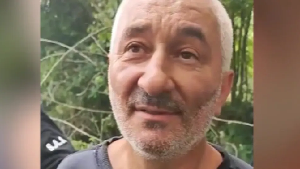 Filmul capturării lui Petre Stăncioi, pistolarul din Gorj. Bărbatul, prins la 5 zile după ce a fost dat în urmărire - Cum au dat de el polițiștii