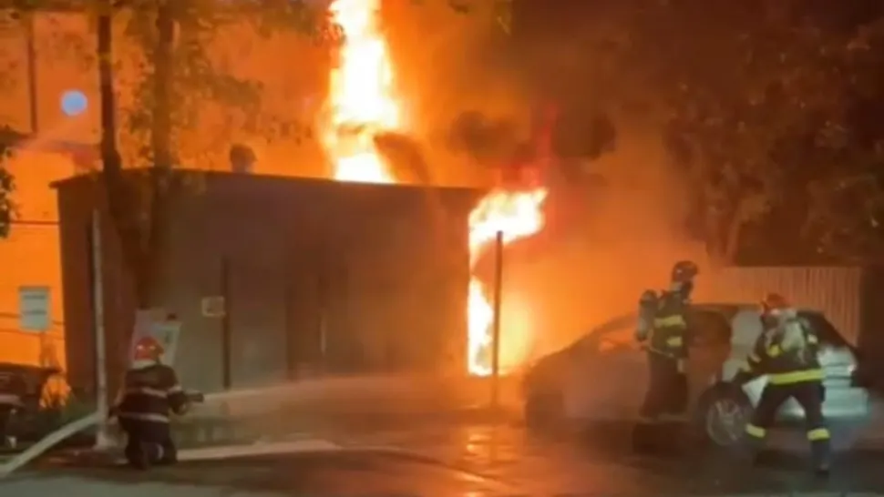 Explozie violentă, urmată de incendiu, la Spitalul "Nicolae Robănescu", din Capitală. 110 persoane, evacuate de urgență