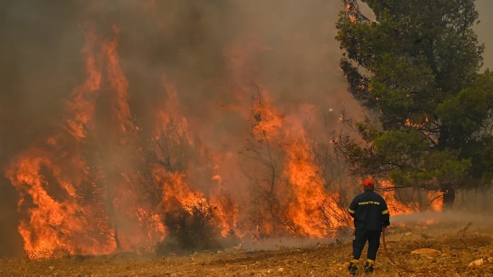 Atenționare de călătorie în Grecia. În ce zone este risc ridicat de producere a incendiilor de vegetație