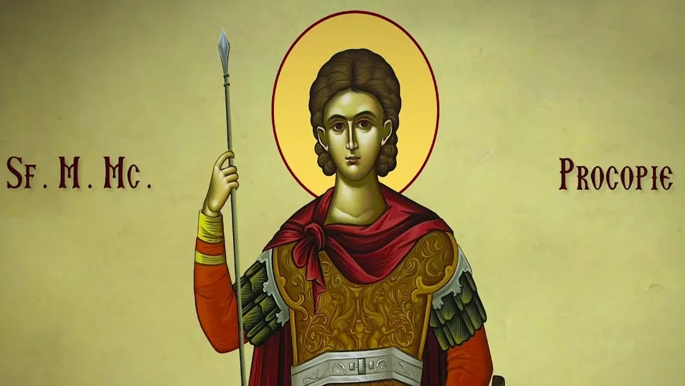 Sărbătoarea zilei, sâmbătă, 8 iulie. Mari sfinți ai ortodoxiei: Sf. Mare Mc. Procopie şi mama sa, Sf. Mc. Teodosia; Sf. Mc. Epictet preotul şi Astion monahul