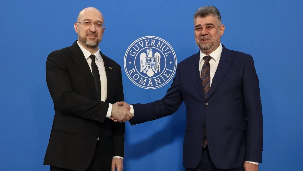Ciolacu, după întâlnirea cu Denis Şmîhal: Vom fi alături de Ucraina până la victorie şi mai departe, în procesul de reconstrucţie 