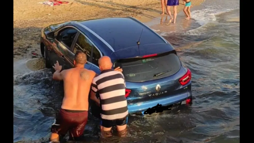 Val de ironii după ce un bucureștean a ajuns cu mașina în apele Mării Mediterane. Sene incredibile în Thassos - Cum s-a petrecut incidentul