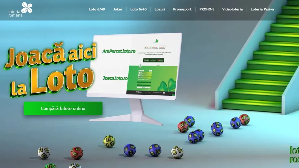 Românii pot de acum să joace la loto 6/49 pe internet. Noutatea anunțată de Loteria Română
