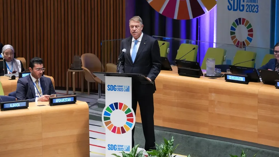 Klaus Iohannis, la ONU: „Acest război a demonstrat că Marea Neagră necesită mai multă atenție la nivel global”