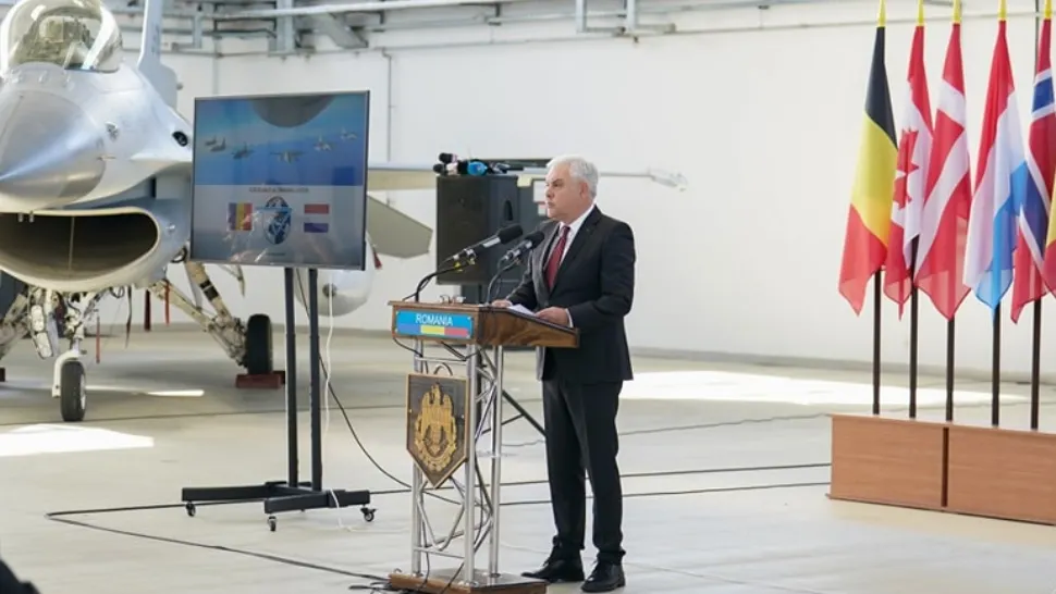 Angel Tîlvăr: Piloții români pot începe pregătirea pe avioanele F-16, la Centrul European de la Fetești. România acționează ca un hub regional