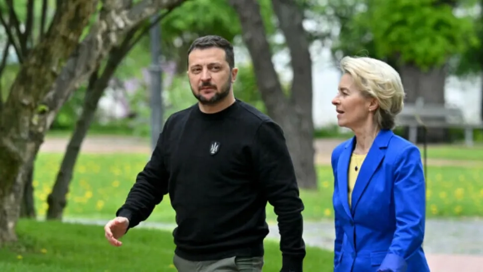 Vizită fulger a șefei Comisiei Europene în Ucraina - Ce au discutat Ursula Von der Leyen și Zelenski, la Kiev