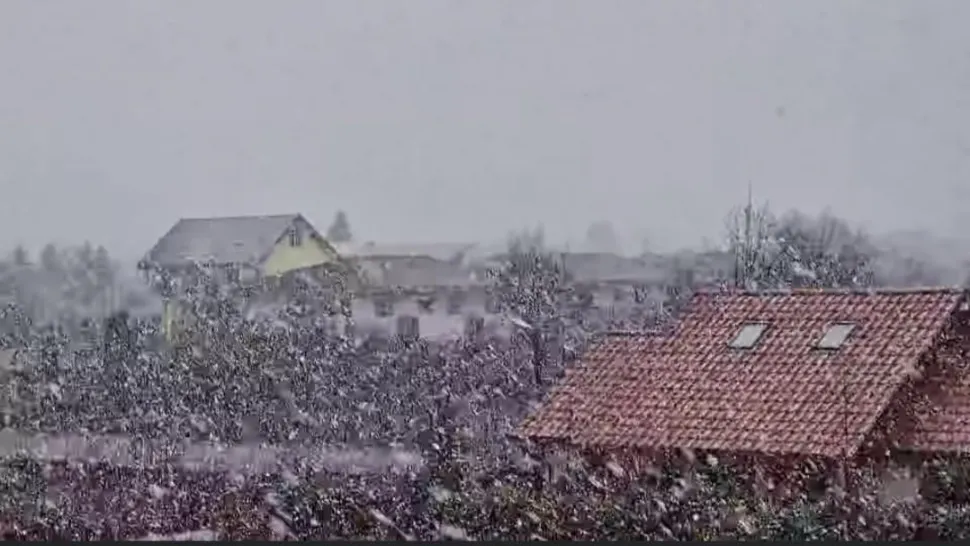 Furtuna Pia a lovit România cu forța unui uragan. Ninsori cu tunete și fulgere - prăpăd în țară. VIDEO