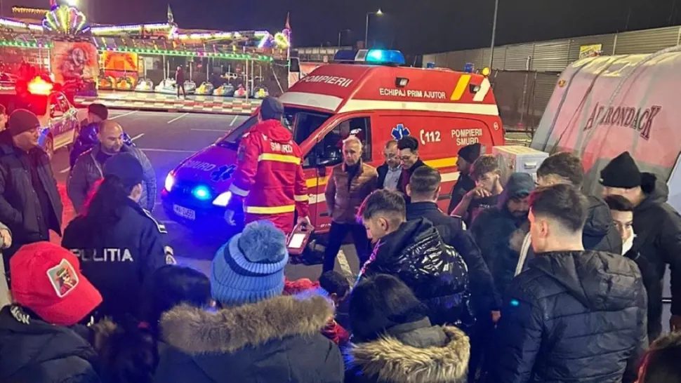 Clipe de panică la Ploiești: Un tânăr de 20 de ani, înjunghiat în abdomen, lângă patinoar - Agresorul a fugit, e căutat de poliție 
