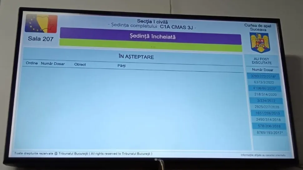 Blocaj total în instanțe. Parchetele și grefierii sunt în grevă spontană, timp de 4 ore
