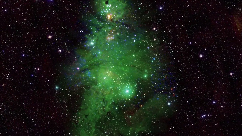 Crăciunul în spațiu. NASA a dezvăluit un adevărat „brad cosmic” 