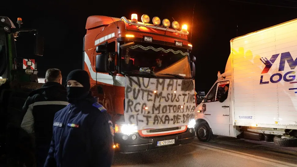 Traficul greu, BLOCAT în Vama Halmeu, de la frontiera cu Ucraina. Situație tensionată în 3 puncte de trecere a frontierei