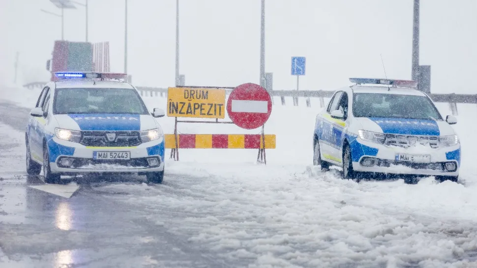 Furtuna Isha lovește România. Viscolul pune stăpânire pe țară: episoade severe de iarnă polară