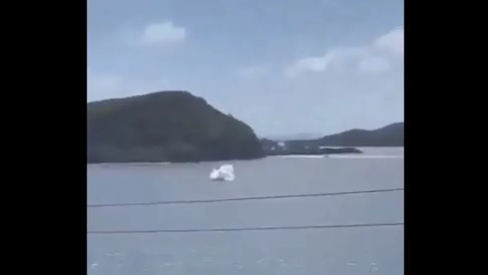 Momentul în care un cunoscut actor se prăbușește cu avionul, filmat de mai mulți turiști - Bărbatul a murit împreună cu cele două fiice - VIDEO