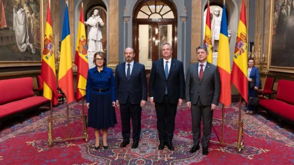 Nicolae Ciucă a vizitat Centrul Satelitar al Uniunii Europene din Spania 