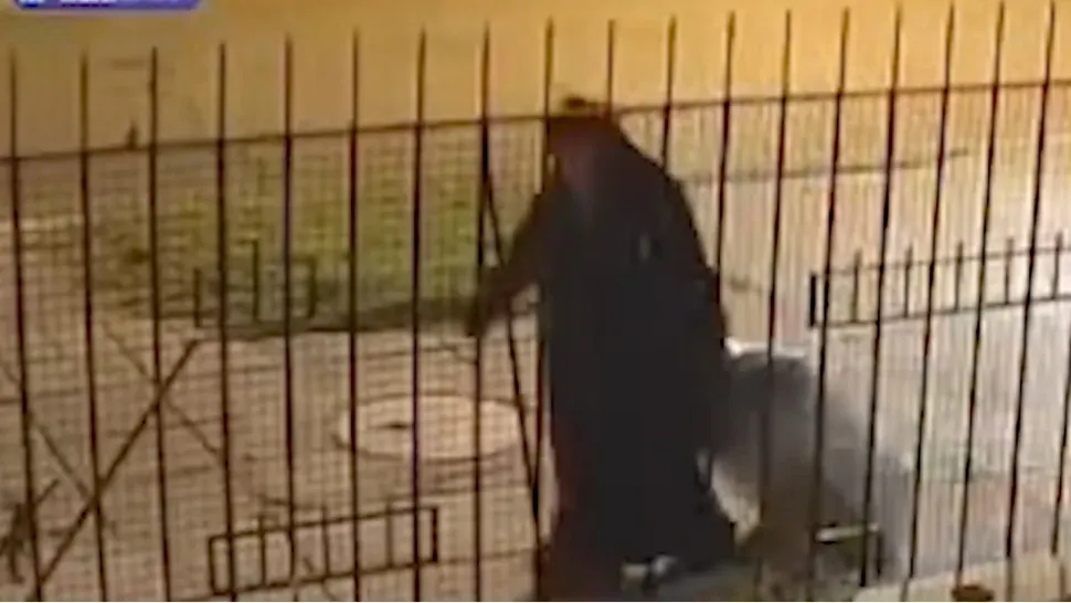 Scene șocante în mijlocul străzii: Măicuță filmată în timp ce cară un cadavru în geamantan