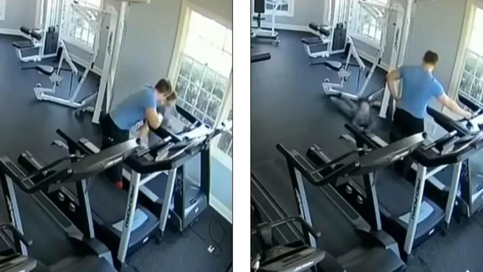 Tragedie la sala de sport! Un copil de 6 ani a murit după ce tatăl lui l-a mușcat de ceafă și l-a obligat să alerge pe bandă