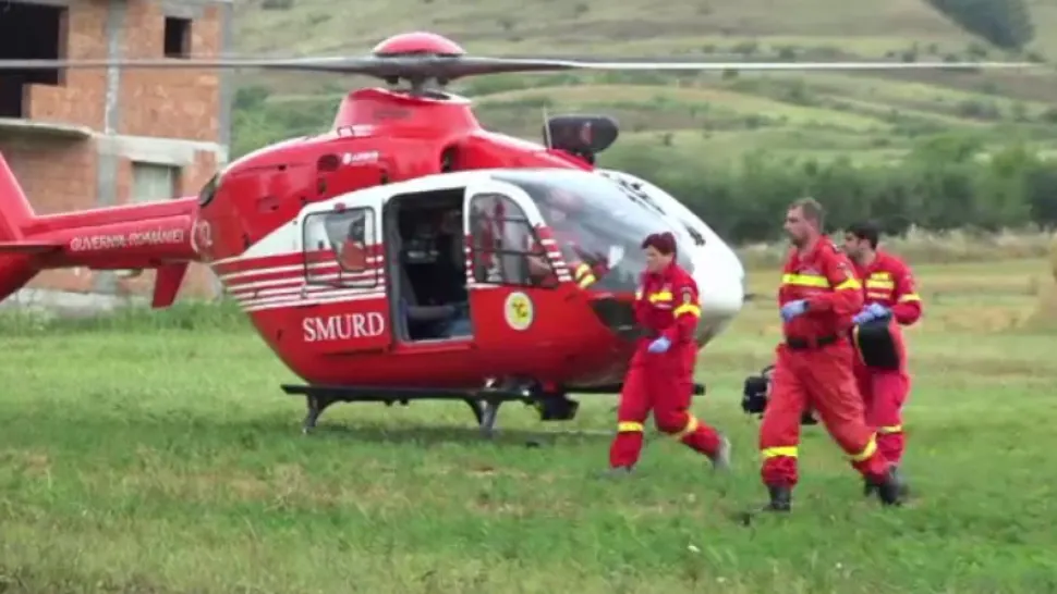 Caz halucinant la Cluj-Napoca. Pacient cu accident vascular, transferat cu elicopterul la Suceava, după ce a fost refuzat de 5 clinici