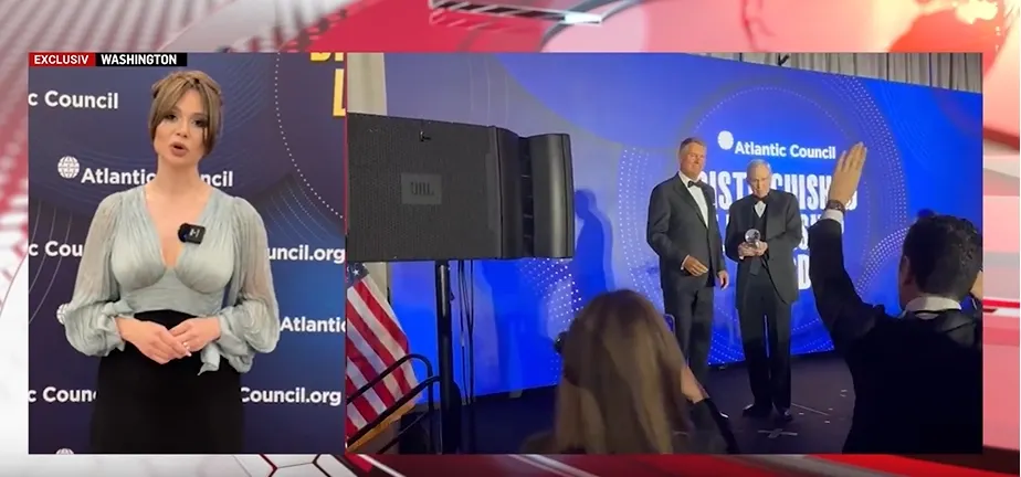 Klaus Iohannis, premiat în SUA. Ana Maria Păcuraru, față în față cu președintele țării: interviu EXCLUSIV - VIDEO