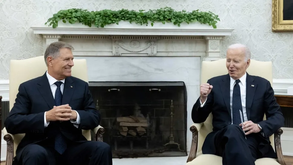 Klaus Iohannis, declarații bombă la Washington: România ar putea trimite un sistem Patriot Ucrainei. Ce i-a cerut președintele Biden