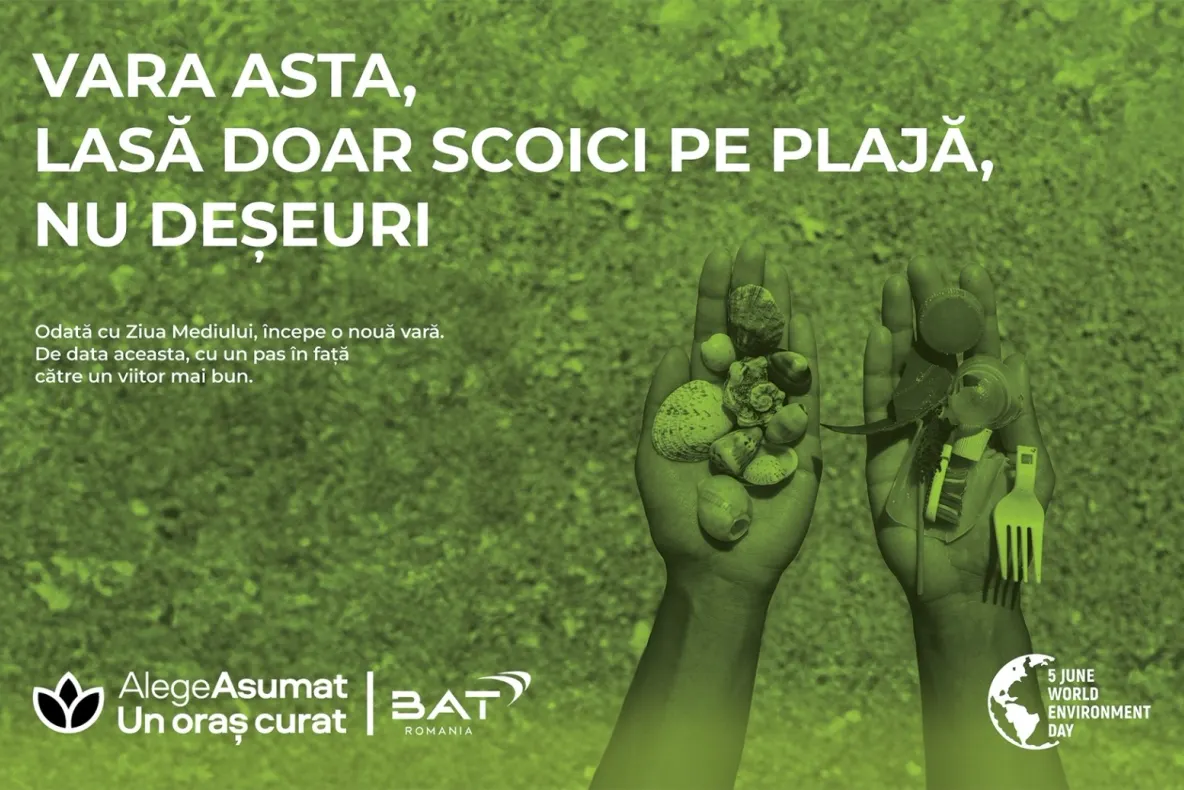 5 Iunie - Ziua Internațională a Mediului dă startul unei veri responsabile