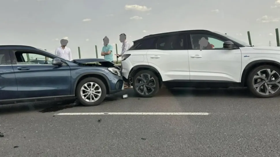Accident pe Autostrada A2. Traficul spre Capitală este îngreunat