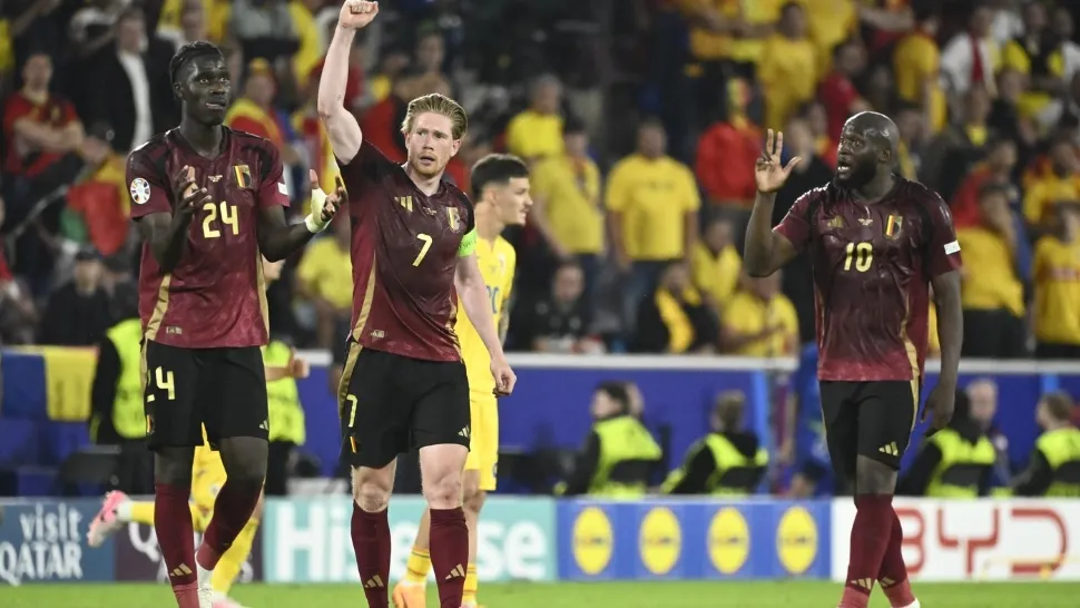 Duș rece pentru tricolori. Naționala României a fost învinsă de Belgia cu 2-0