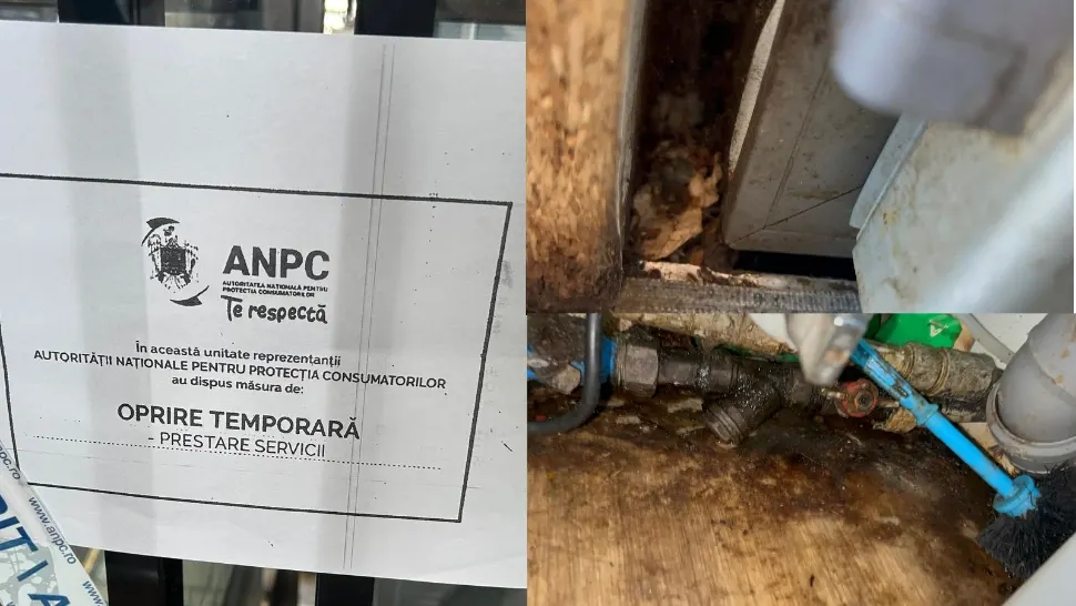 Dezastrul găsit de ANPC după controale la 29 operatori economici de la aeroportul Otopeni. Mizerie îngrozitoare, gândacii își făcuseră adevărate colonii