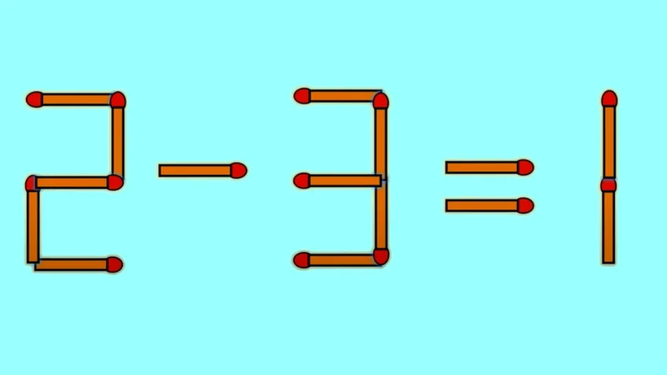 Testul IQ al zilei! În câte secunde poți corecta 2-3=1