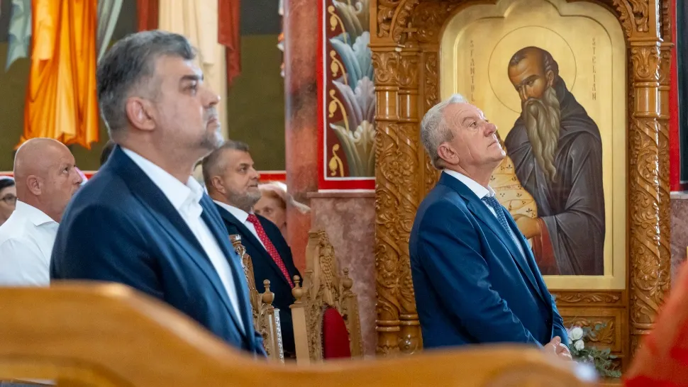 Ciolacu a mers și astăzi la biserică. Mesajul transmis 
