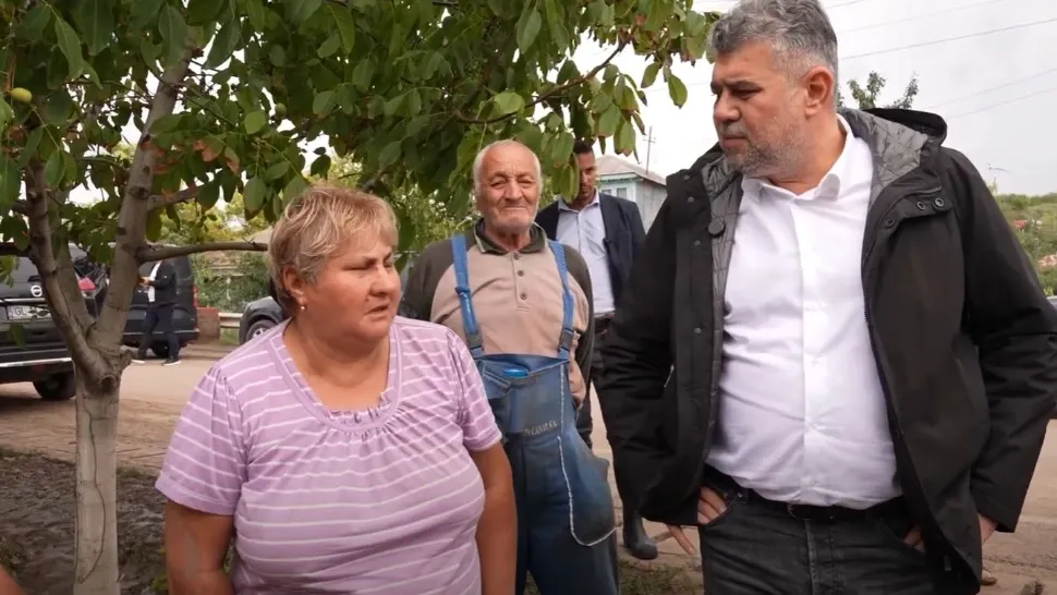 Premierul Ciolacu, printre sinistrații de la Galați: „Abia marți cred că se vor retrage apele” VIDEO