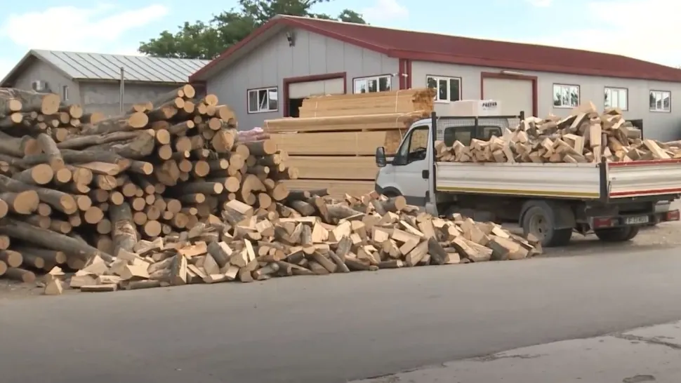 Prețuri mai mari la lemne. Pensionarii își fac deja provizii pentru iarnă VIDEO
