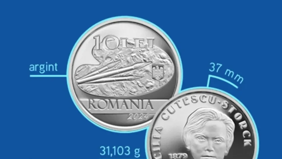 O nouă monedă a apărut în România. Este din argint iar colecționarii se vor înghesui să o achiziționeze