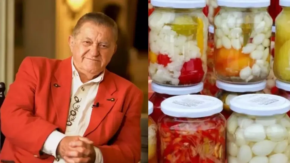 Secretul lui Dorel Vișan pentru cele mai delicioase murături. Ce ingrediente pune în borcan ca să nu facă floare deasupra și să rămână tari până la primăvară