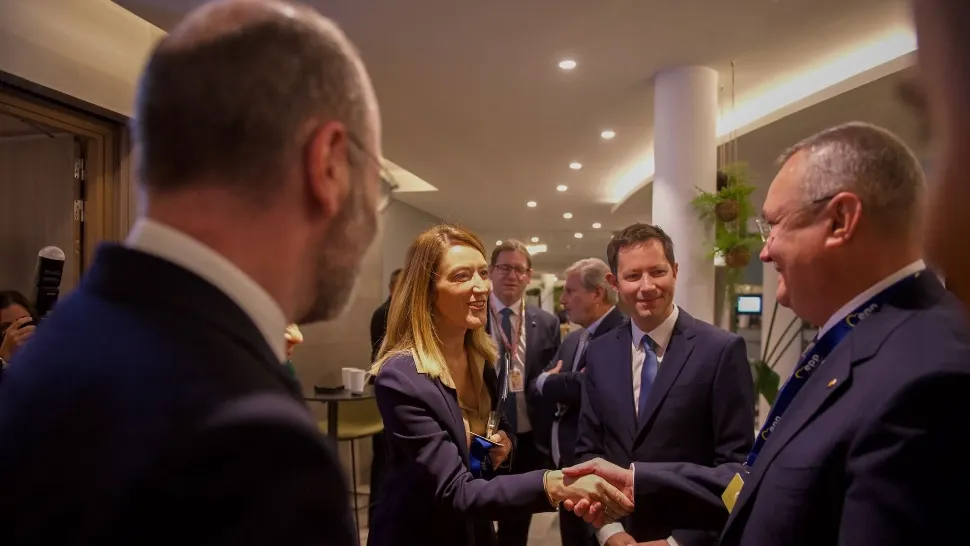 N. Ciucă, întrevedere cu președintele PPE, Manfred Weber, și președinta PE, Roberta Metsola. Liderul PNL participă la Summitul PPE, împreună cu șefi de guvern și lideri UE